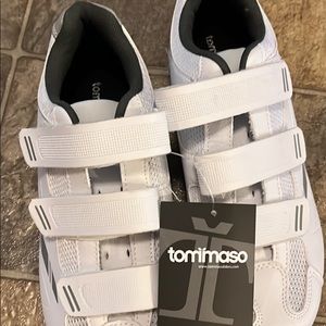 Tommasi white Pista size 10 cycling shoes